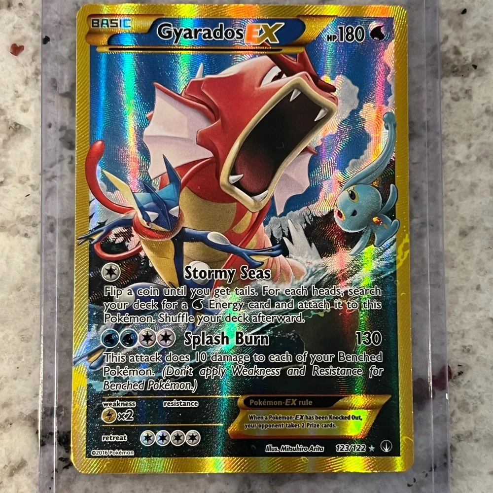 Gyarados EX 123/122 - Pokemon TCG BREAKpoint (2016) - Gold Secret Rare - Pokemon - Picture 7 of 9